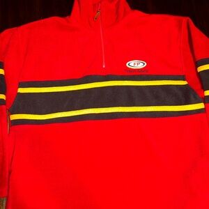 Red and Yellow FP Half Zip Fleece